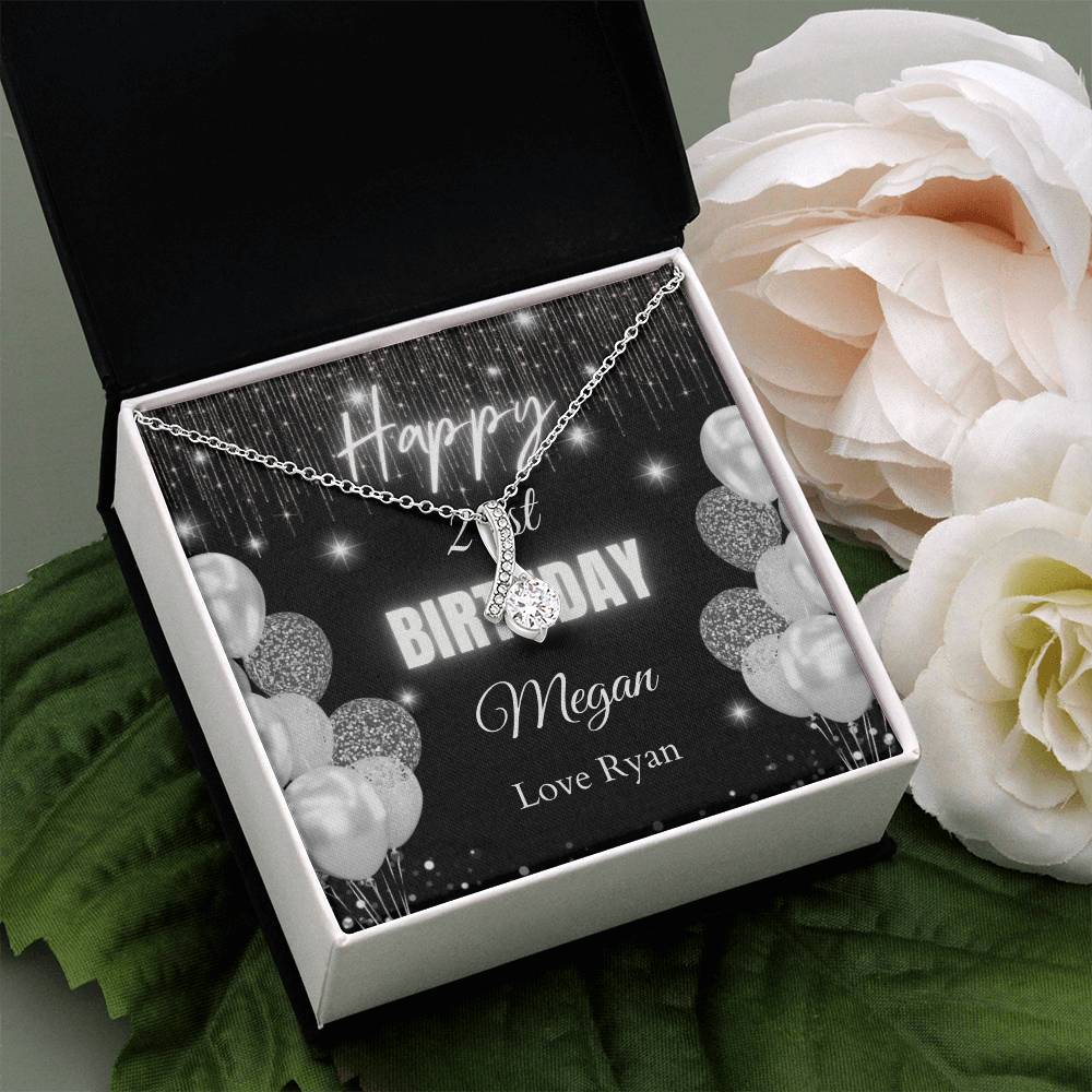 Personalized Happy Birthday Necklace (SB)