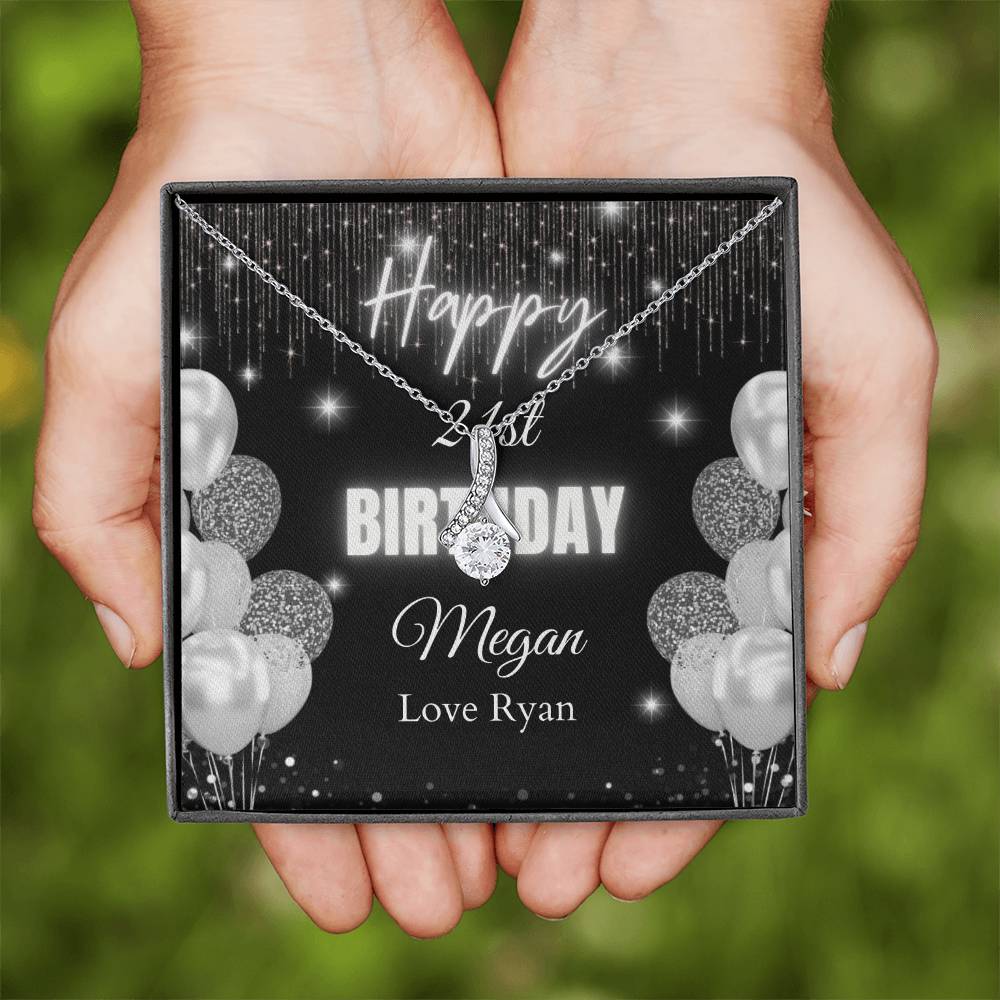 Personalized Happy Birthday Necklace (SB)