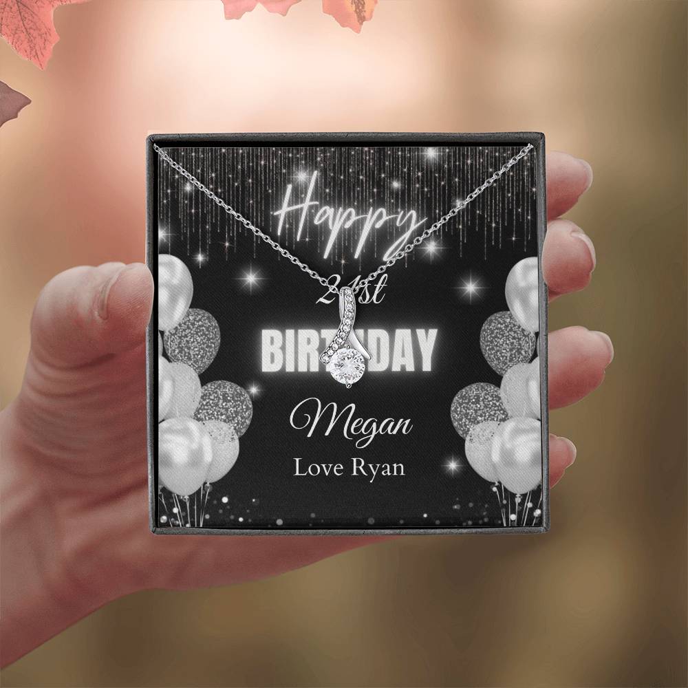 Personalized Happy Birthday Necklace (SB)