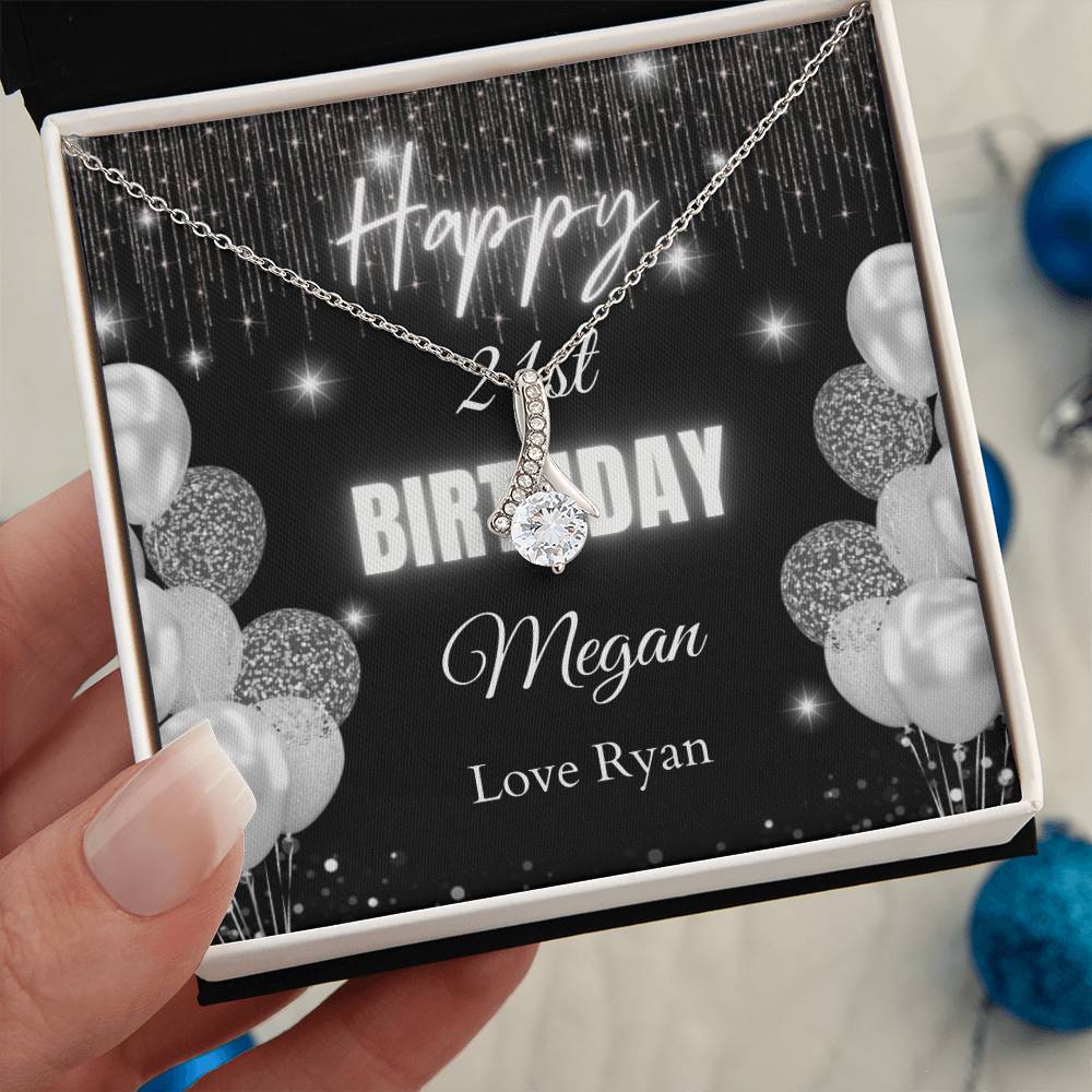 Personalized Happy Birthday Necklace (SB)