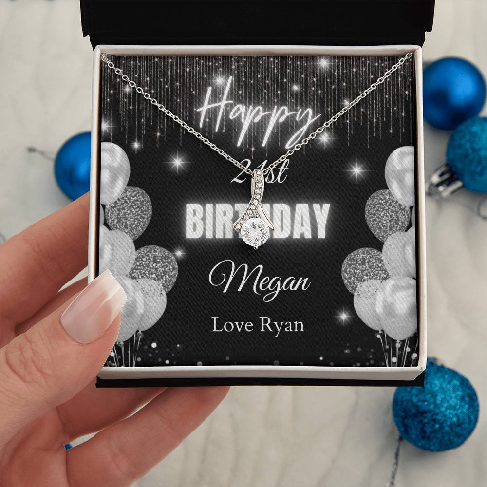 Personalized Happy Birthday Necklace (SB)