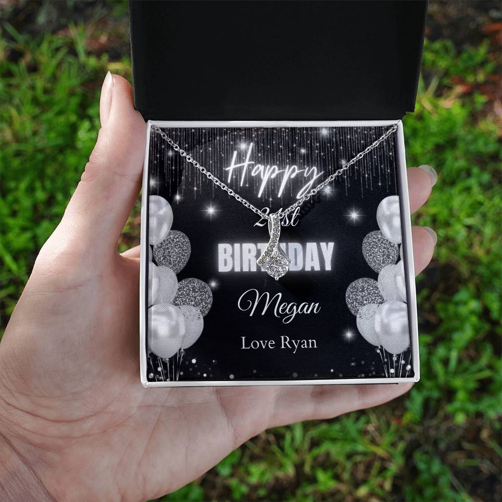 Personalized Happy Birthday Necklace (SB)