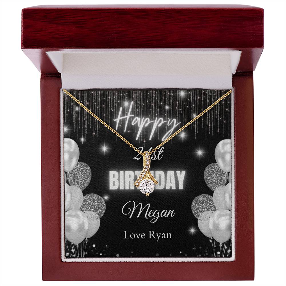 Personalized Happy Birthday Necklace (SB)