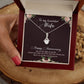 To my beautiful wife necklace