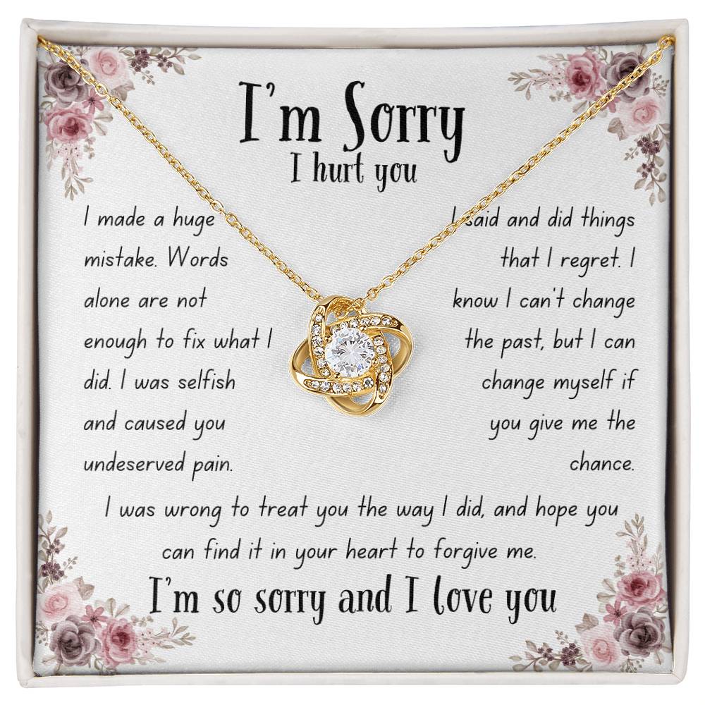 I'm sorry I hurt you necklace