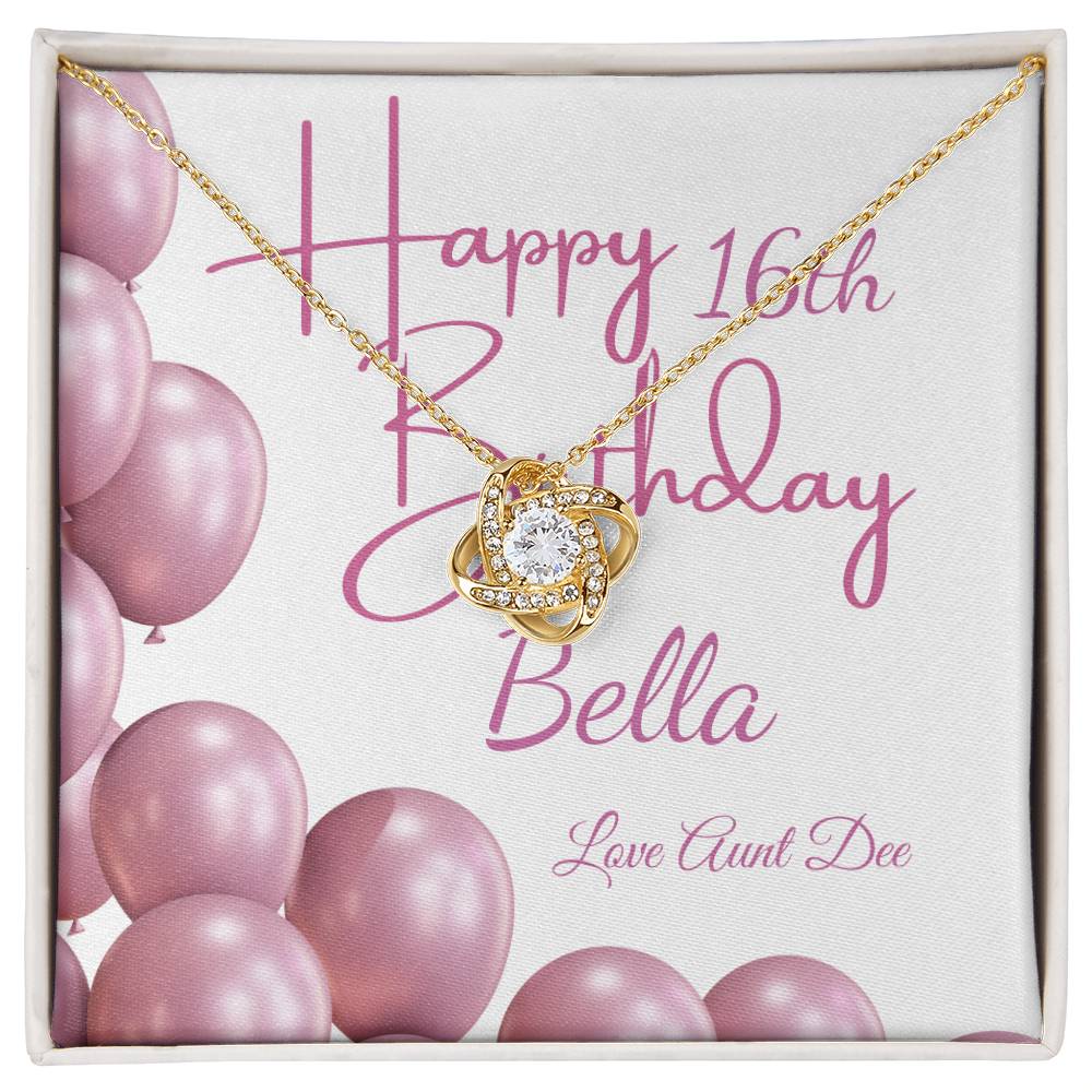 Personalized Happy Birthday Necklace