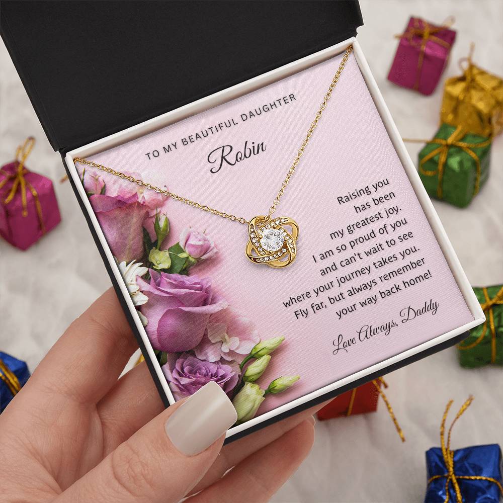 Personalized - To My Beautiful daughter necklace