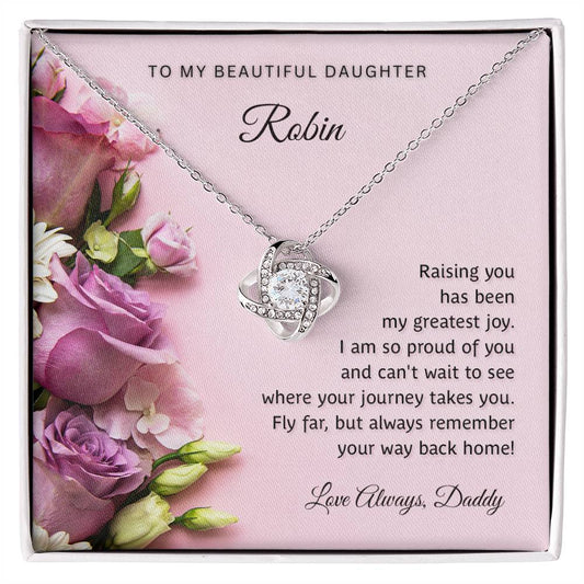 Personalized - To My Beautiful daughter necklace