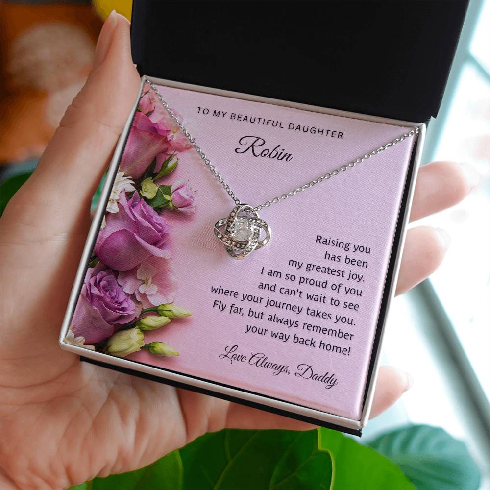 Personalized - To My Beautiful daughter necklace