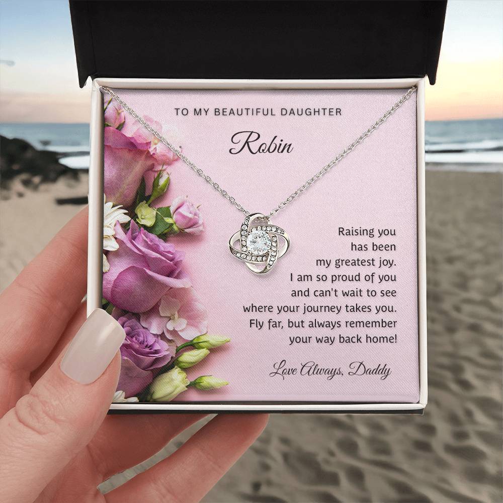 Personalized - To My Beautiful daughter necklace