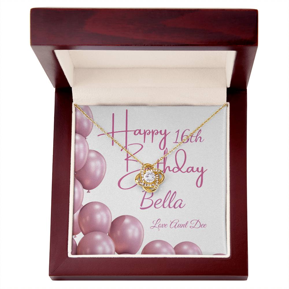 Personalized Happy Birthday Necklace