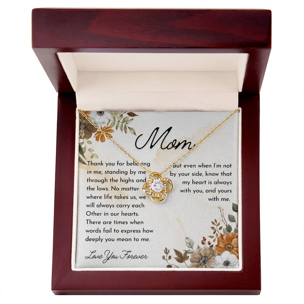 MOM-THANK YOU FOR BELIEVING IN ME NECKLACE