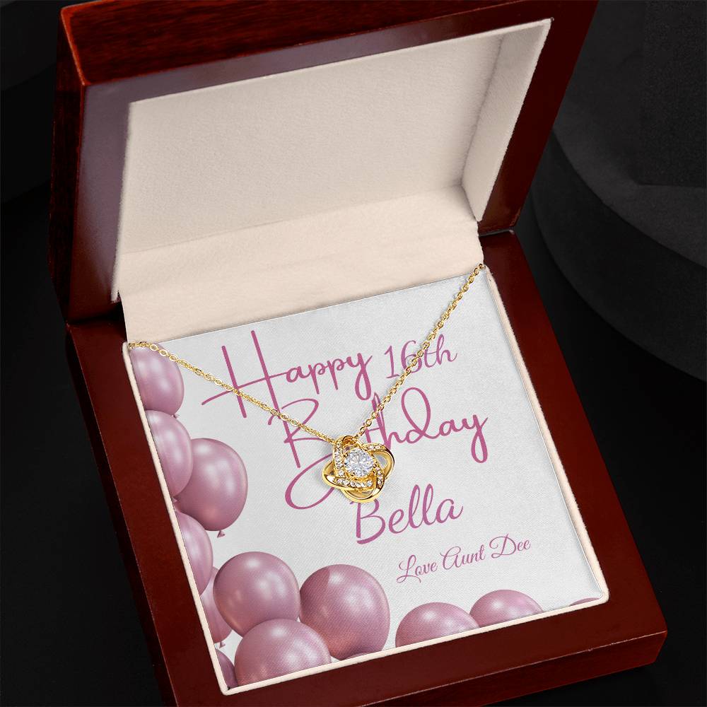 Personalized Happy Birthday Necklace