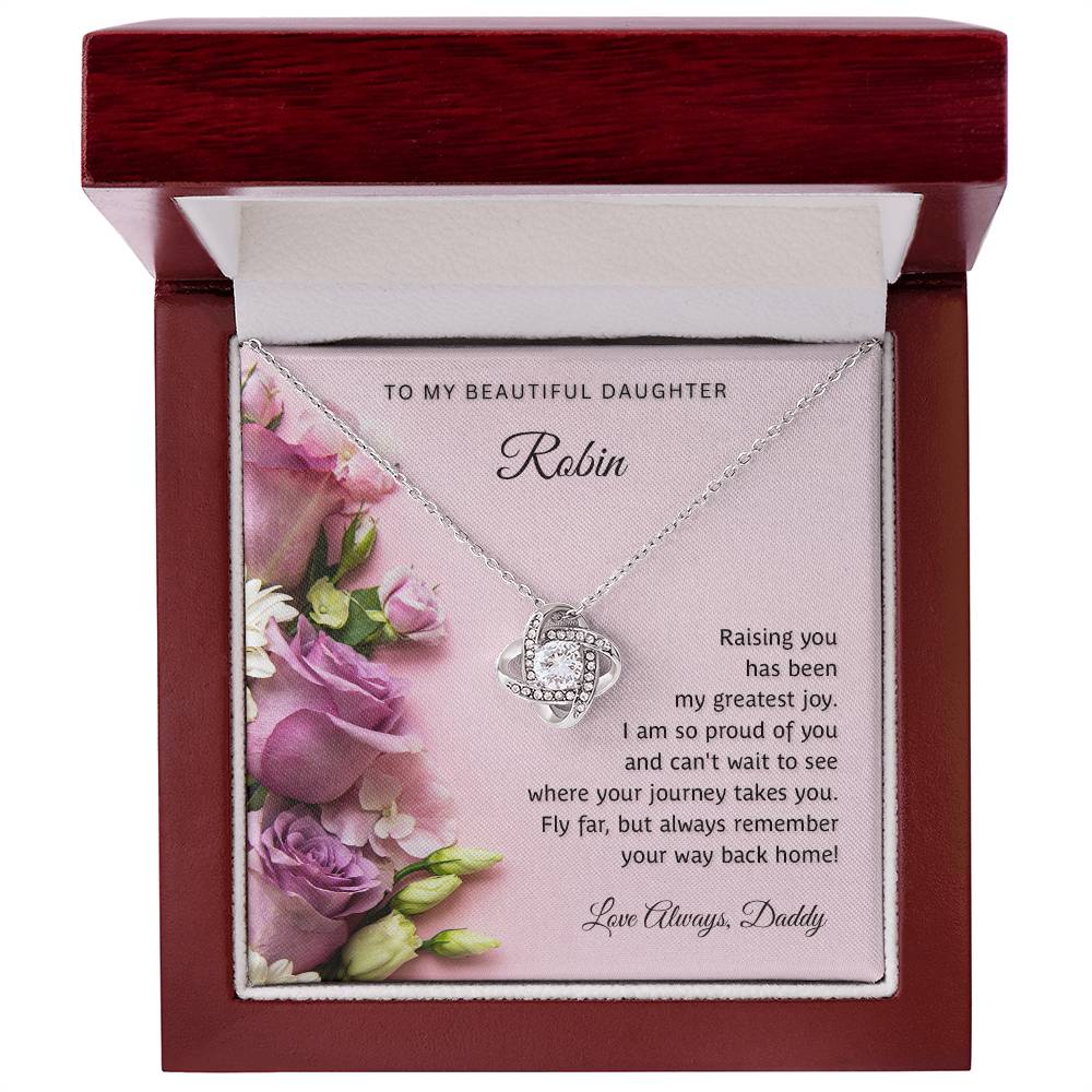 Personalized - To My Beautiful daughter necklace