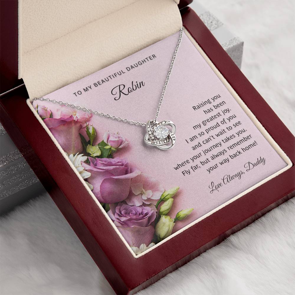 Personalized - To My Beautiful daughter necklace