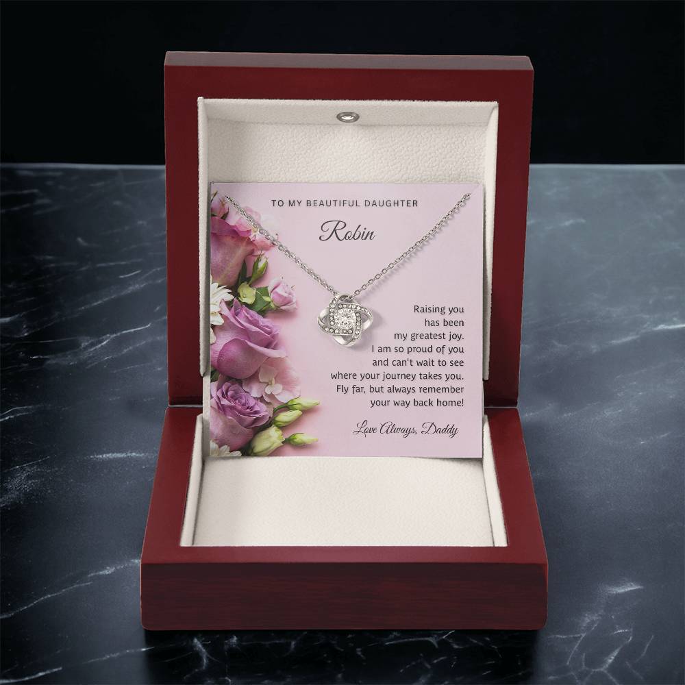 Personalized - To My Beautiful daughter necklace