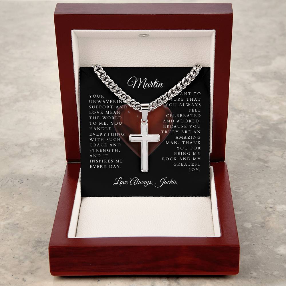 Personalized - Your unwavering support and love mean the world to me cross chain