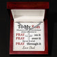 Personalized - To My Son Whenever You Feel Overwhelmed Cross Chain