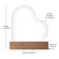 To My Daughter Heart Acrylic Plaque