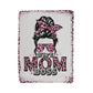 Wife mom boss Sherpa Fleece Blanket