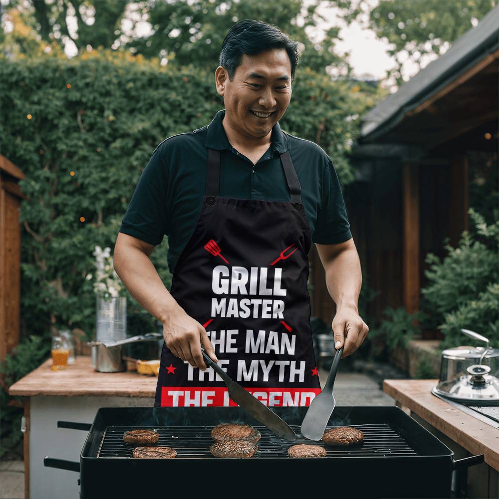 Apron-Grill master - the man