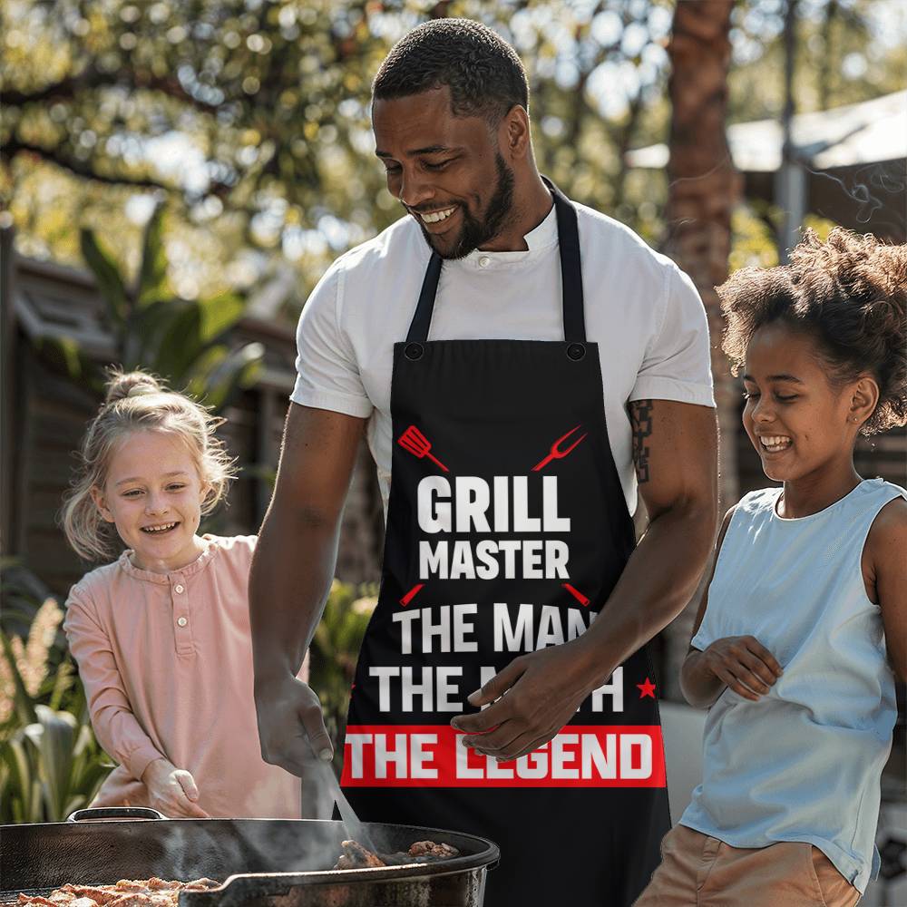 Apron-Grill master - the man