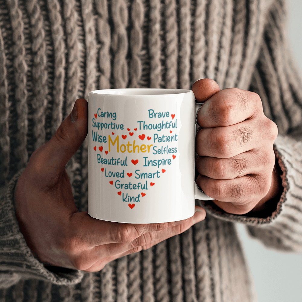 Caring Brave Mother Mug 11oz