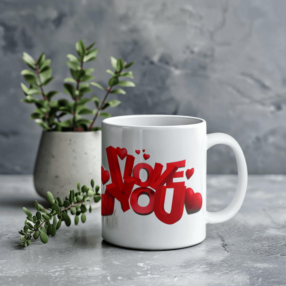 I Love You 3D Mug 11oz