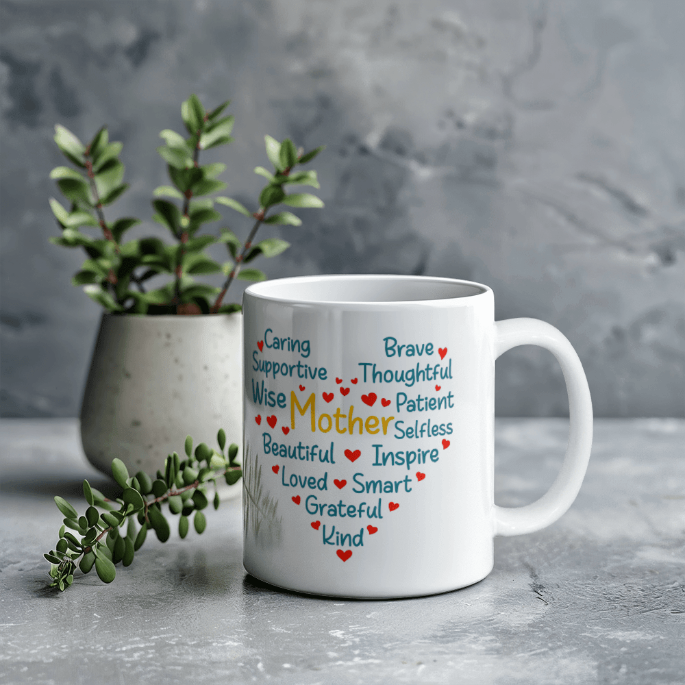 Caring Brave Mother Mug 11oz