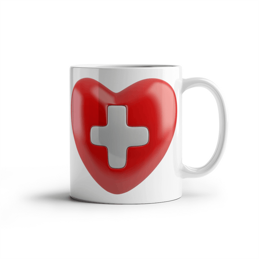 Cross Heart Mug 11oz