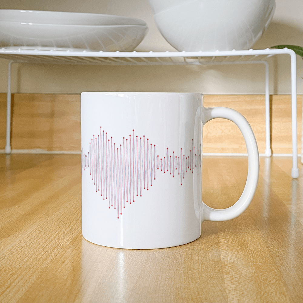 Heart Racing Mug 11oz