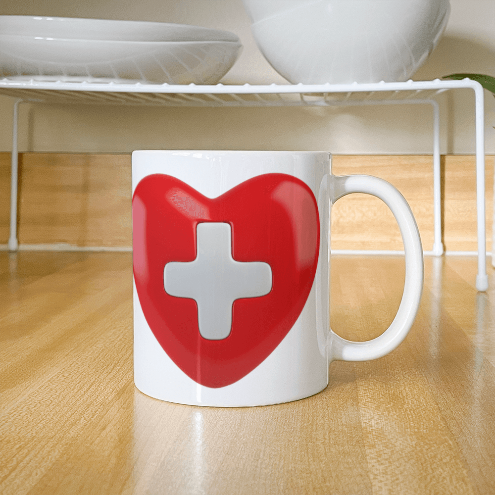 Cross Heart Mug 11oz