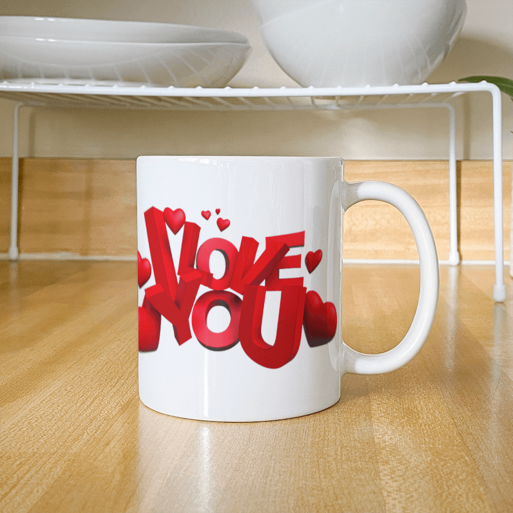 I Love You 3D Mug 11oz