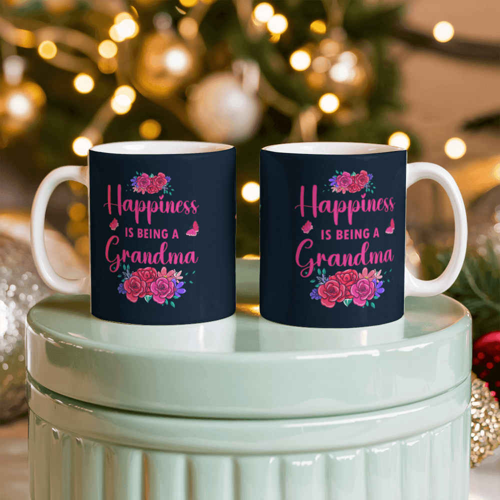 Happiness Is Being A Grandma Mug 11oz