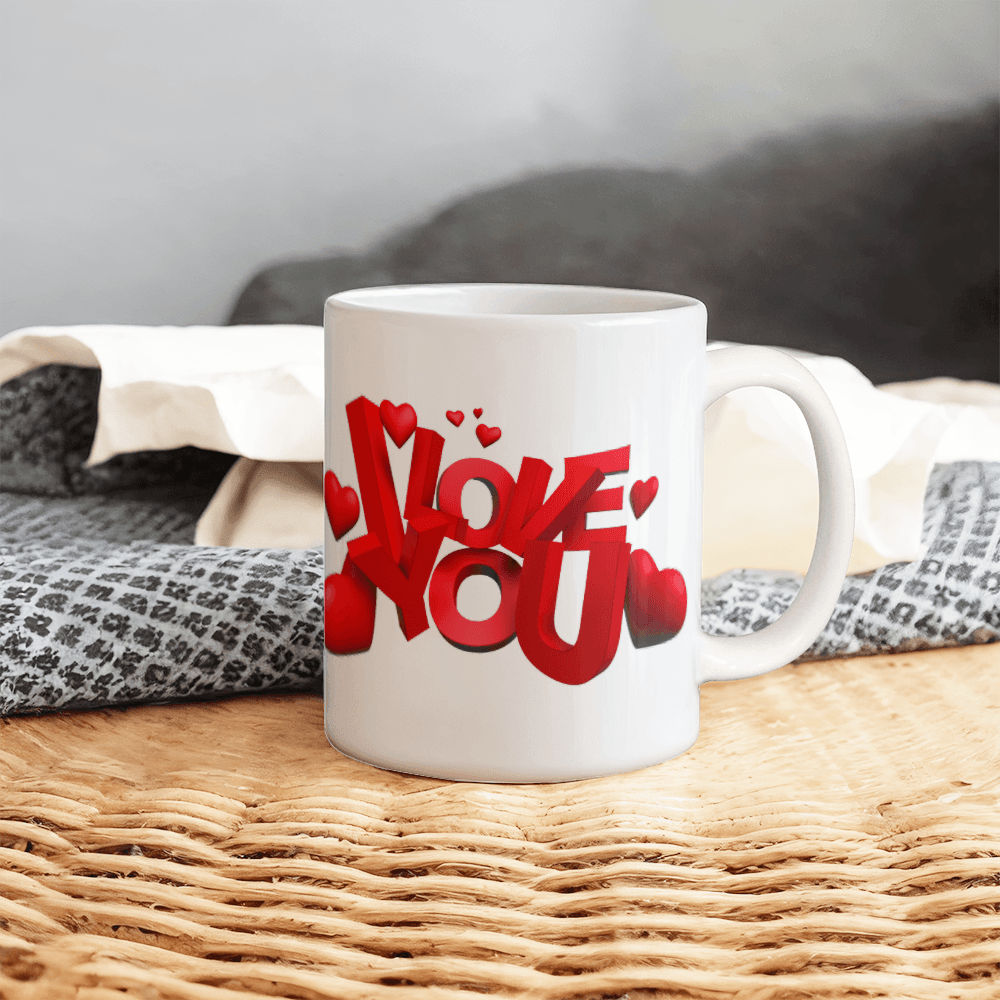 I Love You 3D Mug 11oz