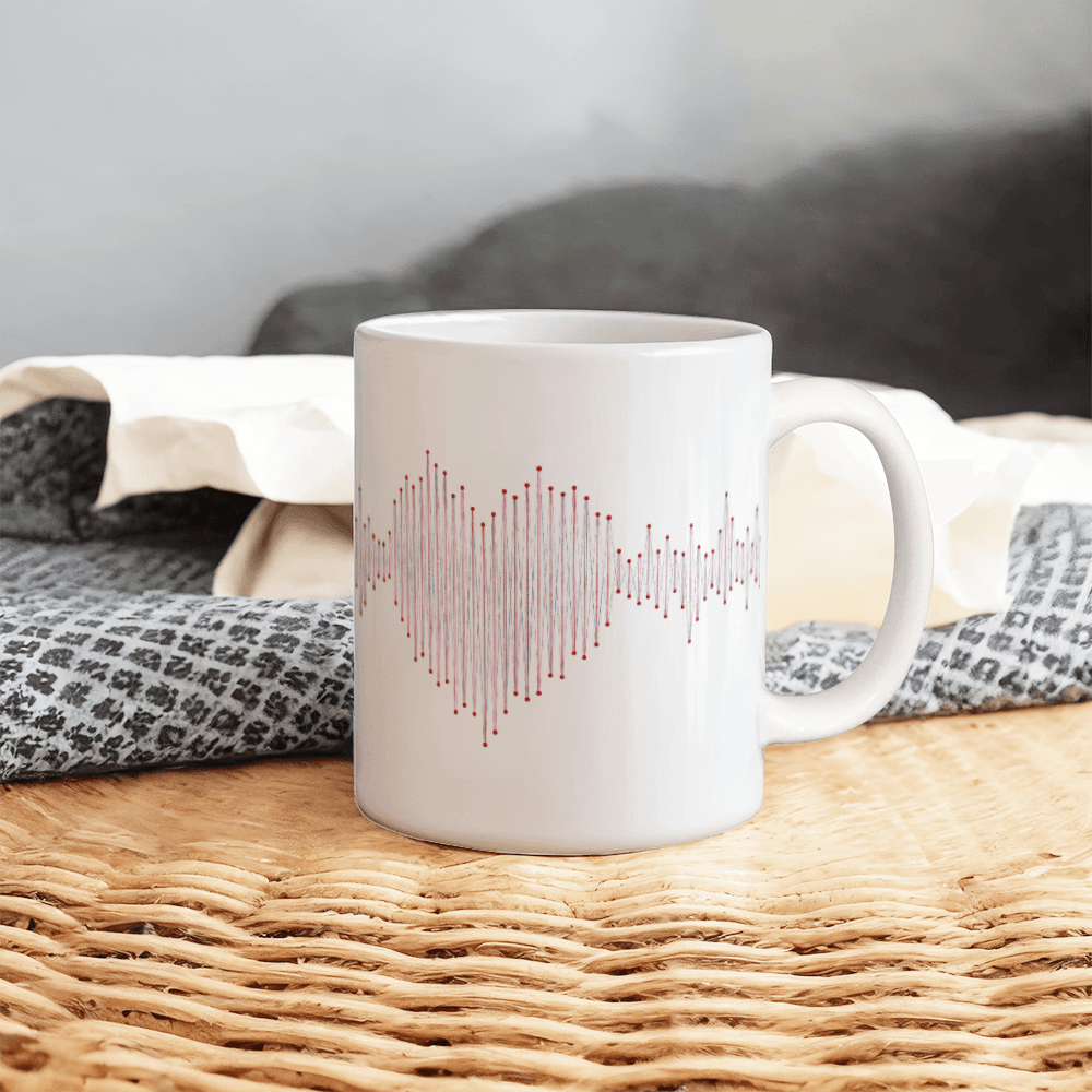 Heart Racing Mug 11oz