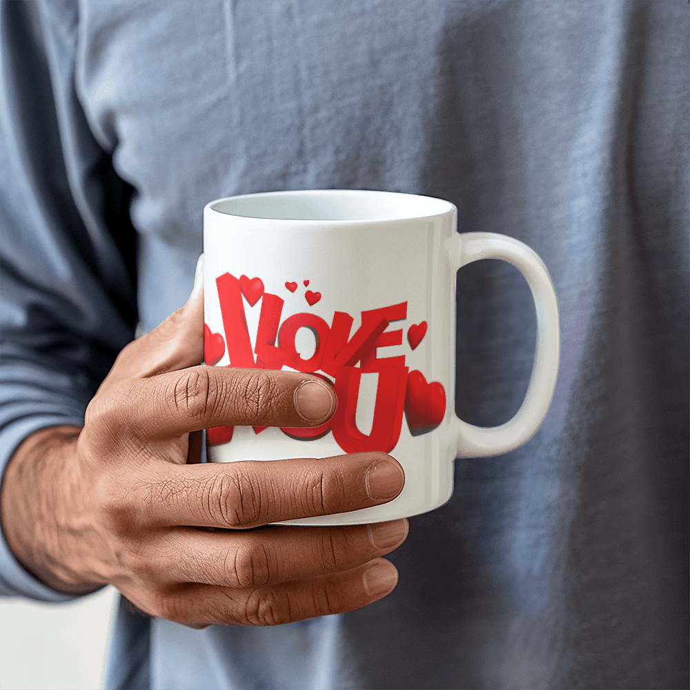 I Love You 3D Mug 11oz