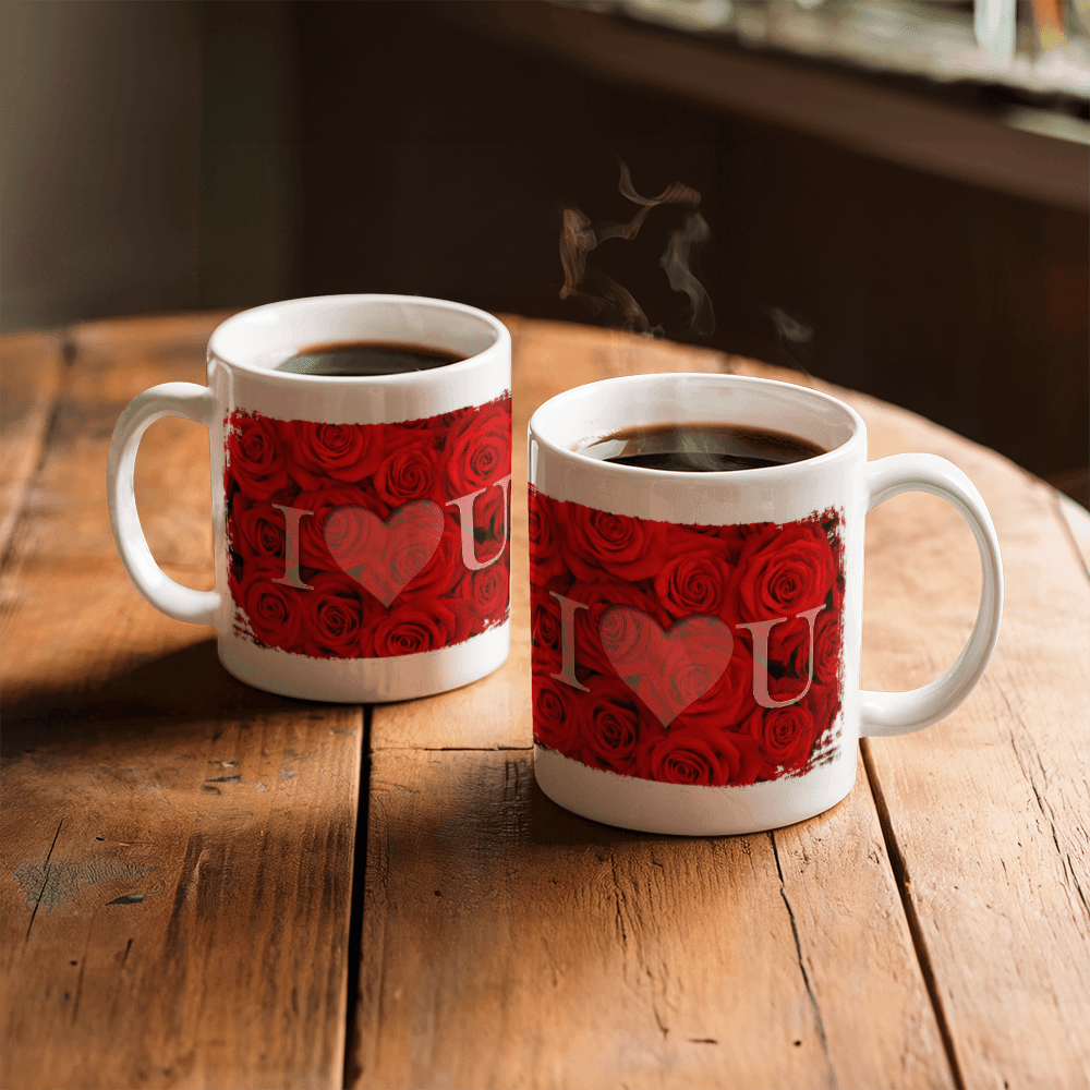 I Love You Roses Mug 11oz