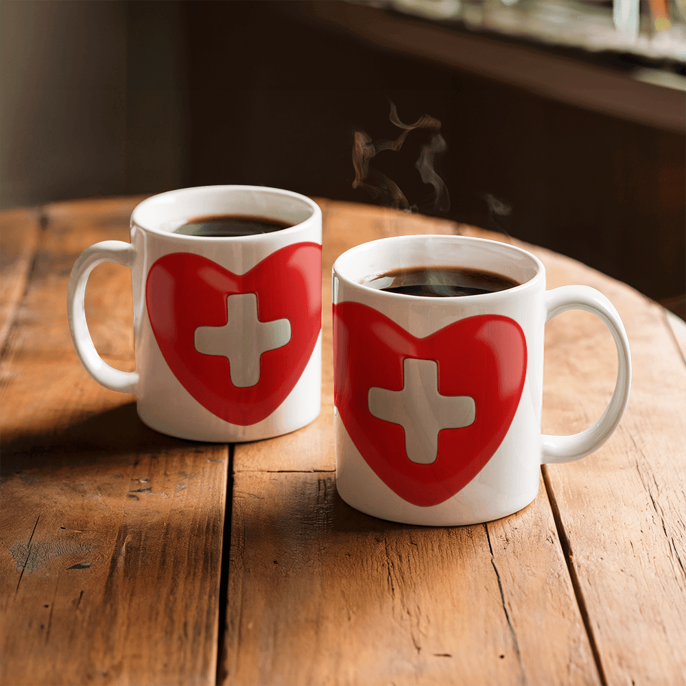 Cross Heart Mug 11oz