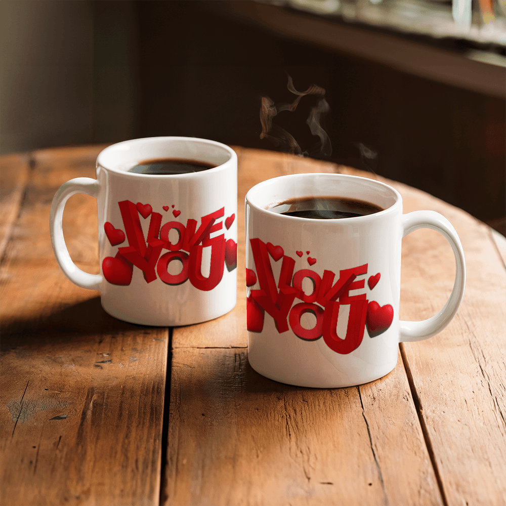 I Love You 3D Mug 11oz