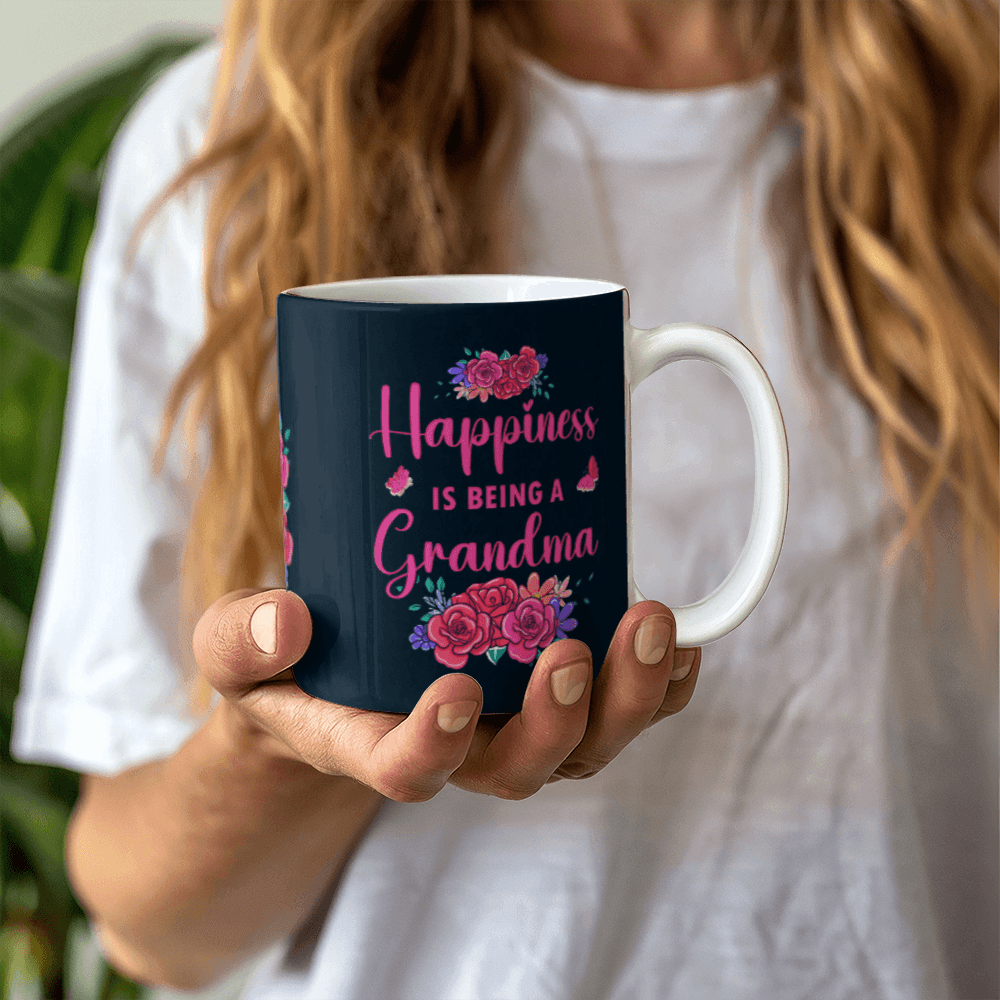 Happiness Is Being A Grandma Mug 11oz