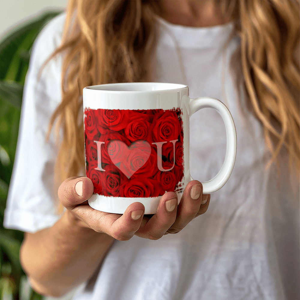 I Love You Roses Mug 11oz