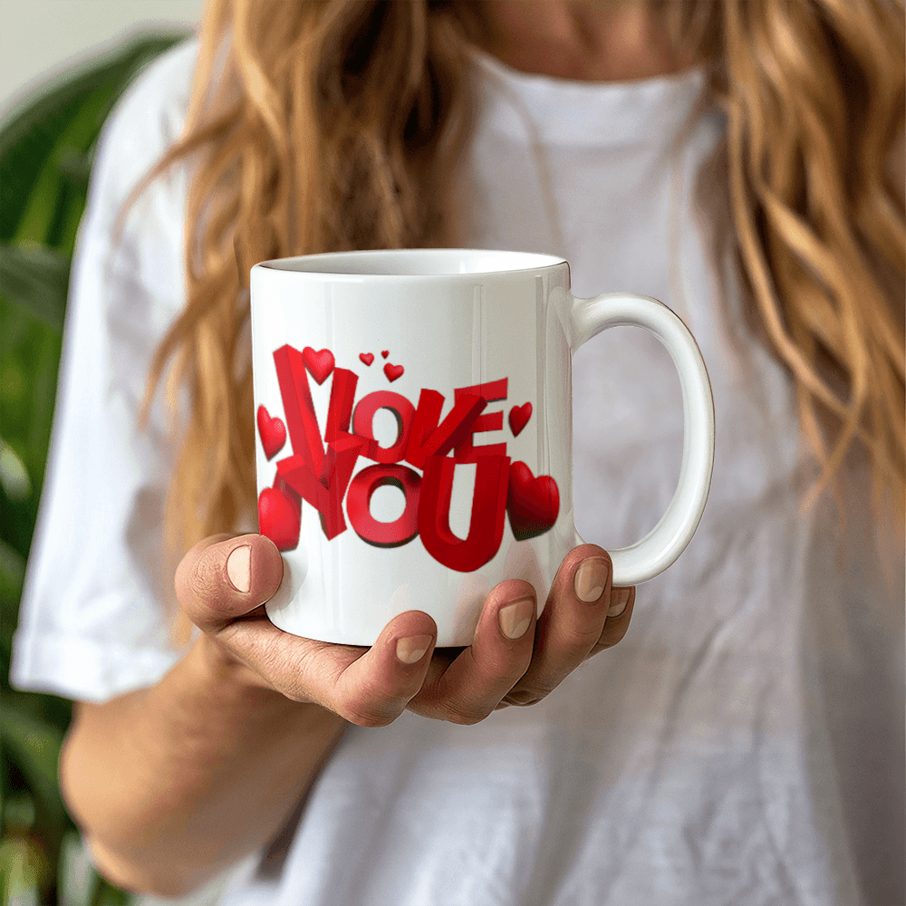 I Love You 3D Mug 11oz