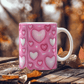 Pink Heart 11oz Mug