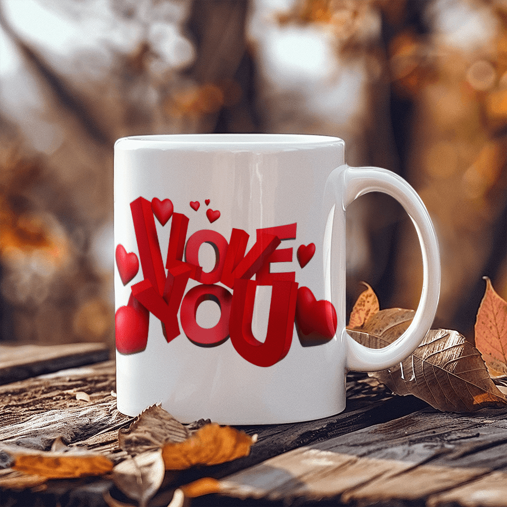 I Love You 3D Mug 11oz