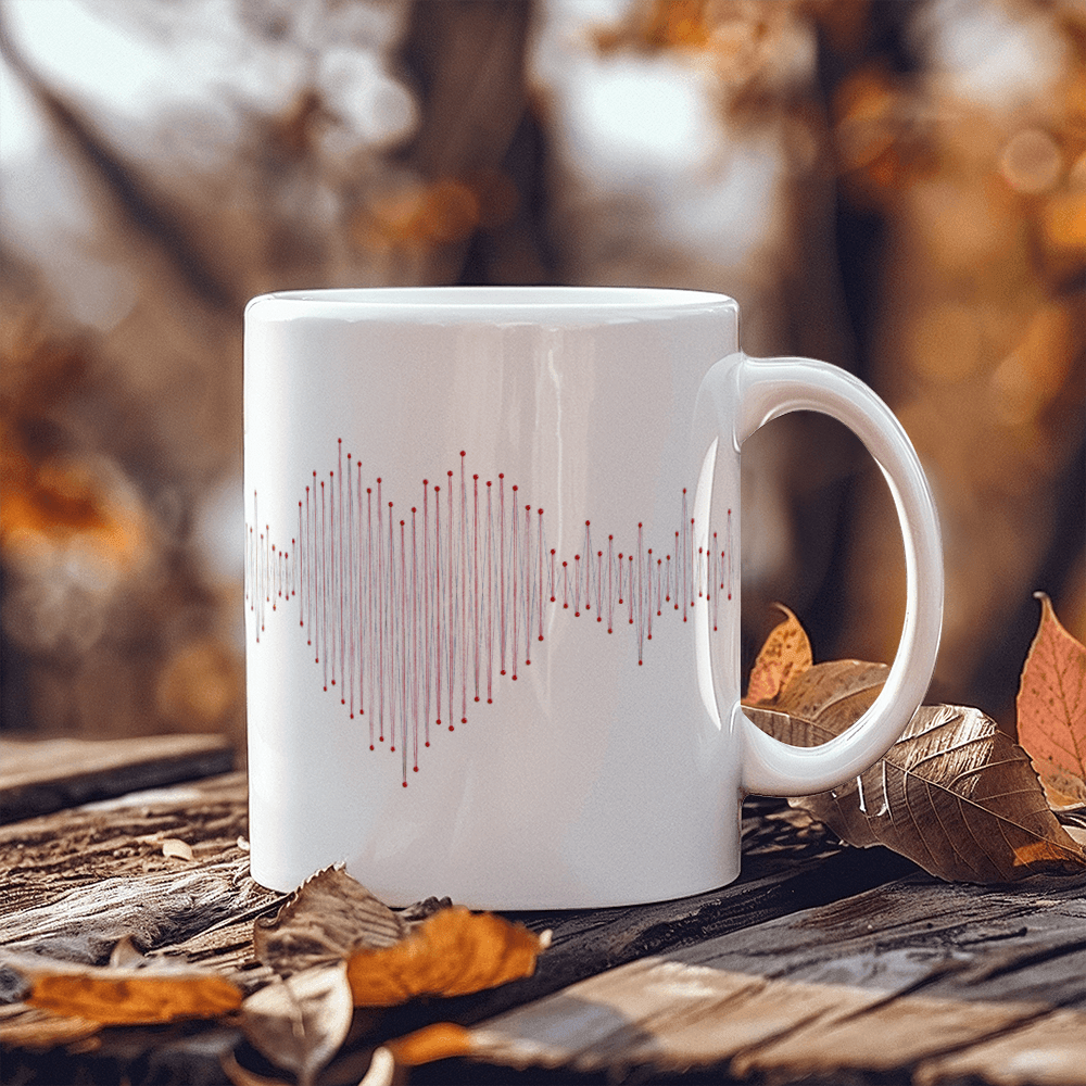 Heart Racing Mug 11oz