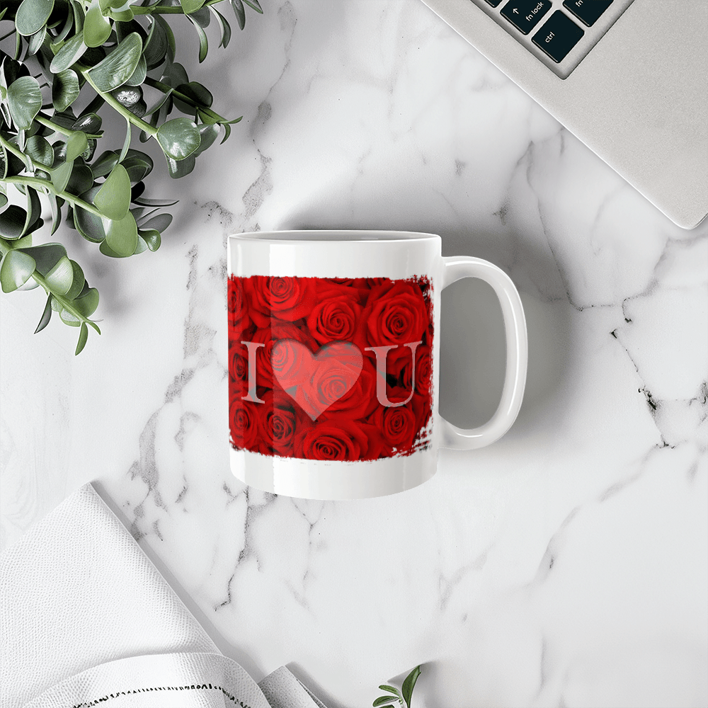 I Love You Roses Mug 11oz