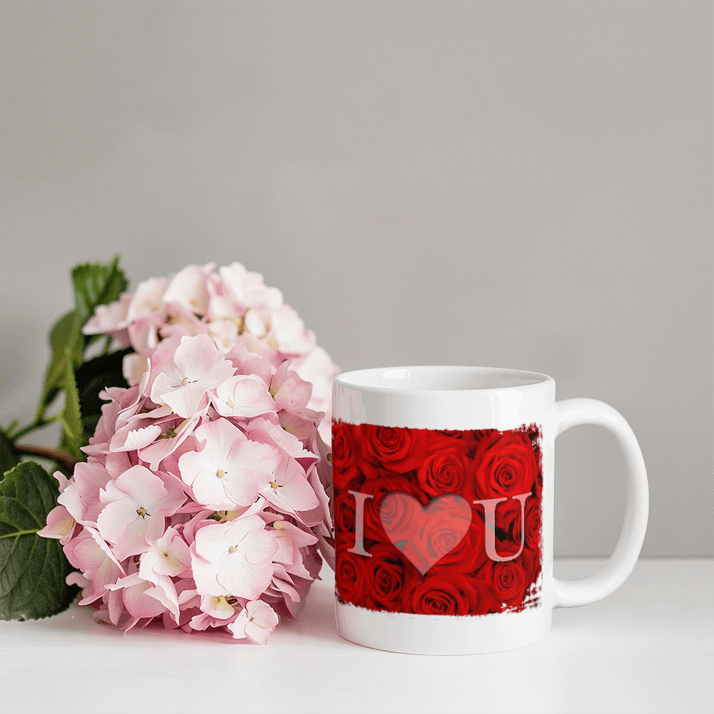 I Love You Roses Mug 11oz