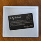 I could thank life - Engraved Wallet Card