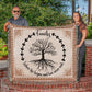 Heirloom Woven Blanket Family - Where life begins